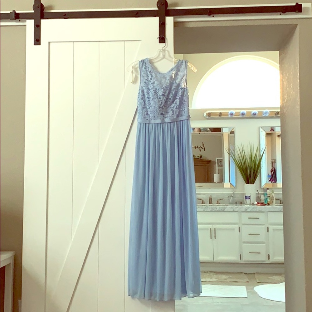 Bridesmaid dress(baby blue) size 4